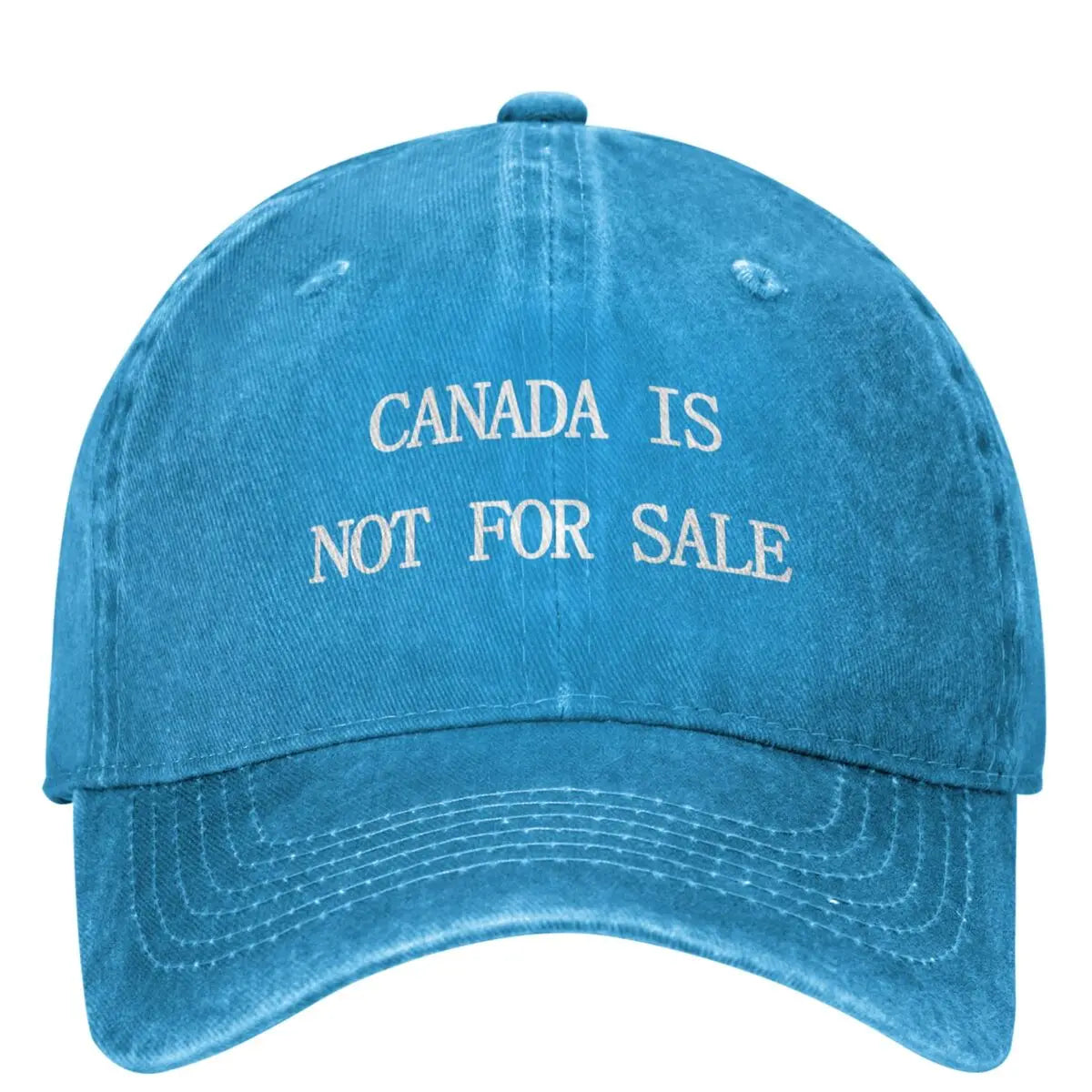 Canada Is Not for Sale Washed Baseball Cap - Trendy Trucker Hat for Summer Outdoor Sun Protection for Men and Women