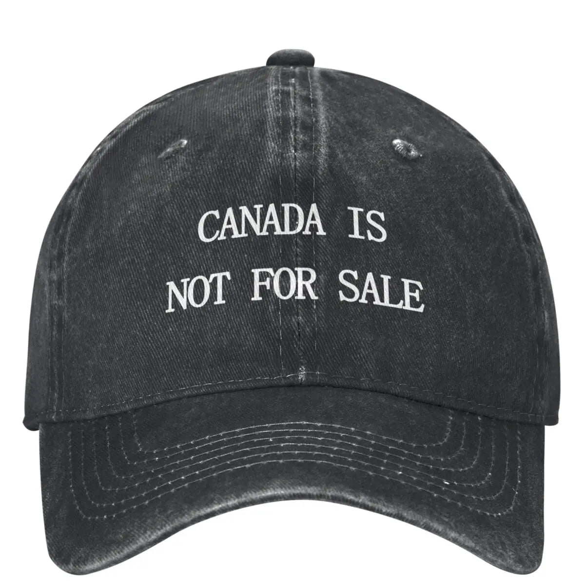 Canada Is Not for Sale Washed Baseball Cap - Trendy Trucker Hat for Summer Outdoor Sun Protection for Men and Women