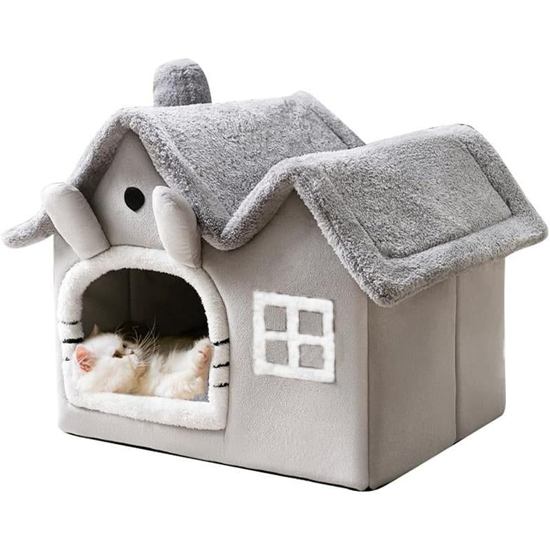 Durable Summer Cat Carrier, House Shaped Pet Bed, Double-Top Removable and Washable Dog House, Winter Warm Pet Tent, Cat Products, Pet Products, Cruel Summer, Cat Patio